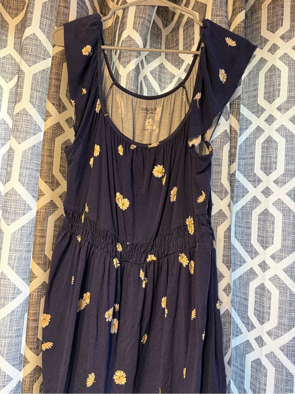 torrid Navy Blue Daisy Print Tank Dress